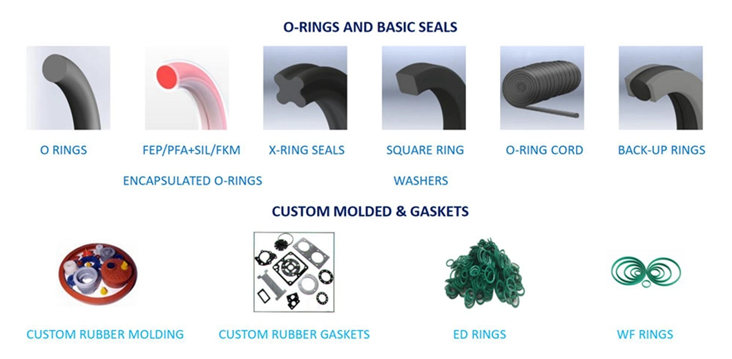 Automotive Industry Oil Seal Customized Rubber O Rings