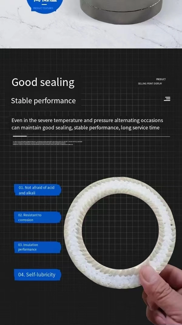 Temperature and Pressure Resistant Graphite V-Shaped Packing Ring